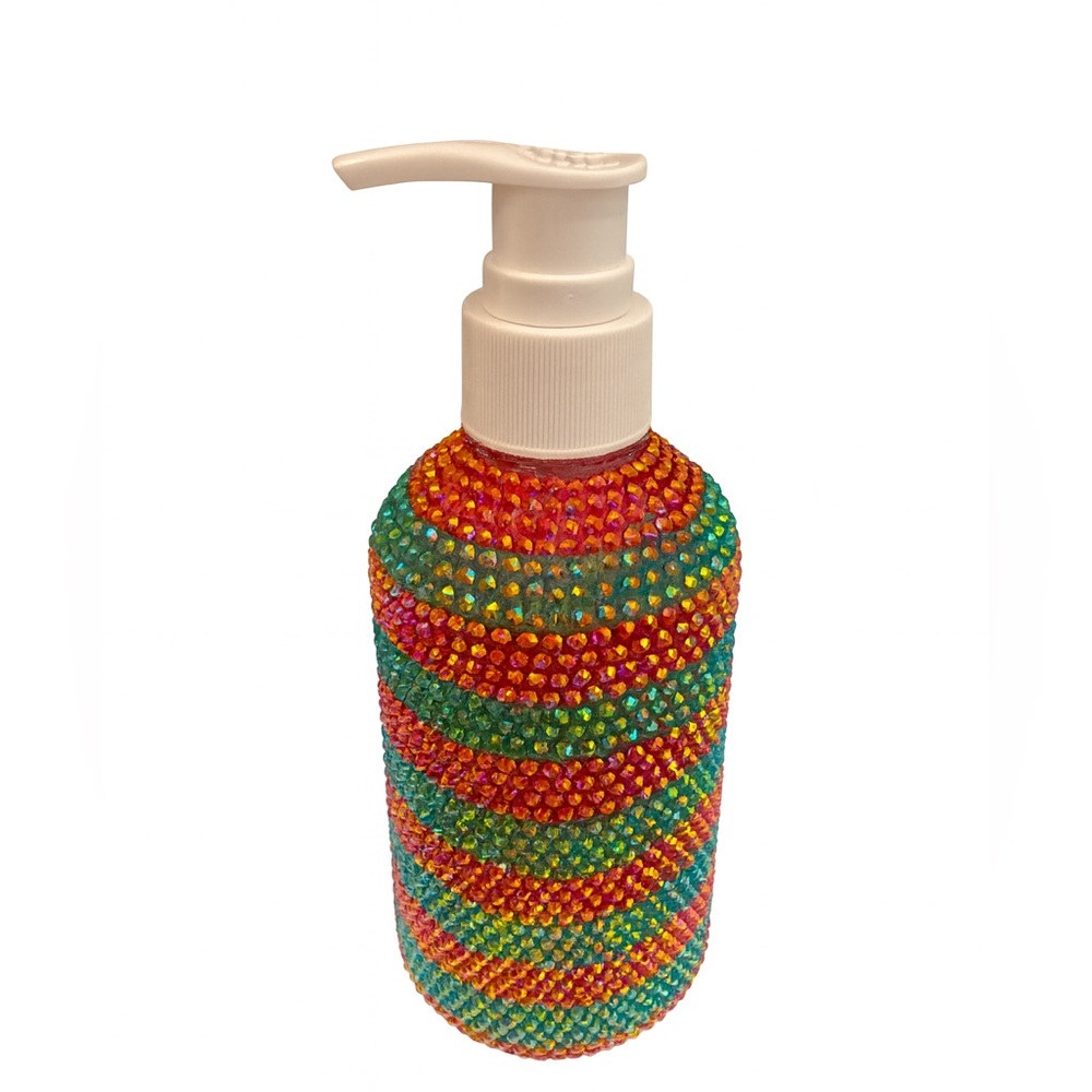 Bedazzled Christmas Rhinestone Pump Dispenser